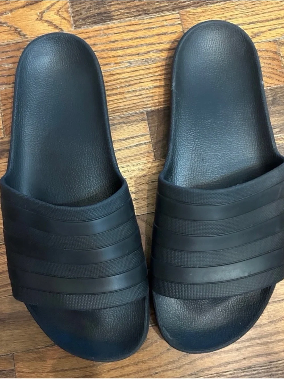 adidas Black Men's Slide Sandals